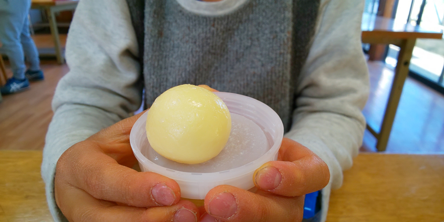 手作りのバター